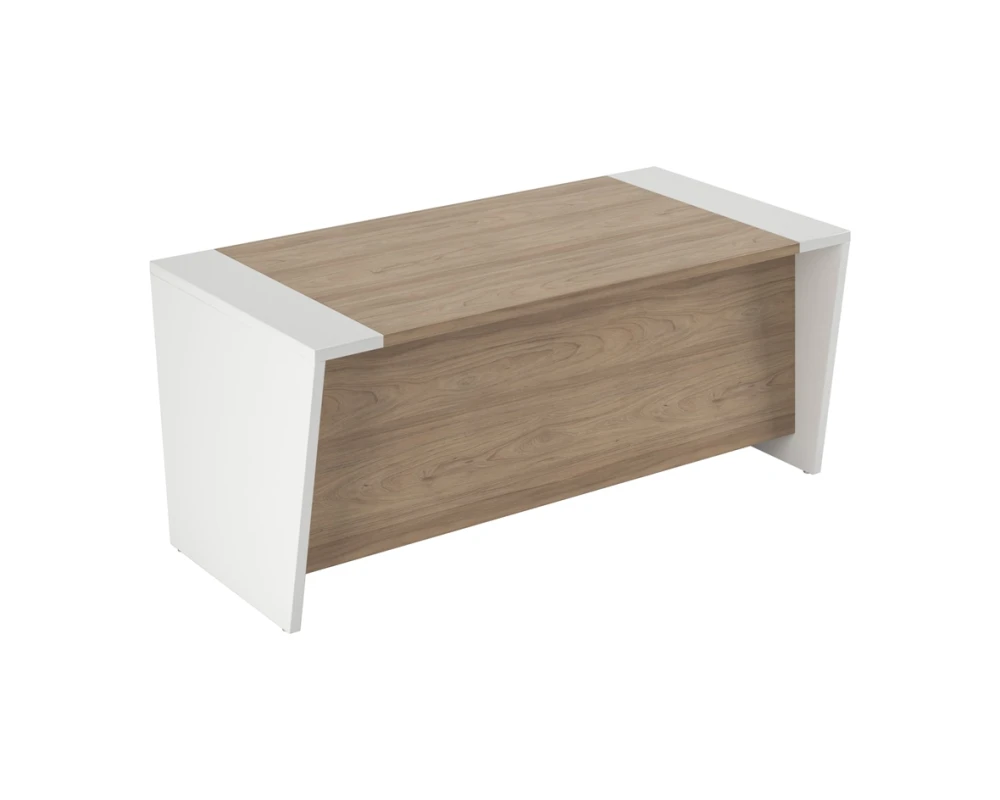 Стол письменный 180, панель - древесная Асти П / Asti P Вяз/Белый