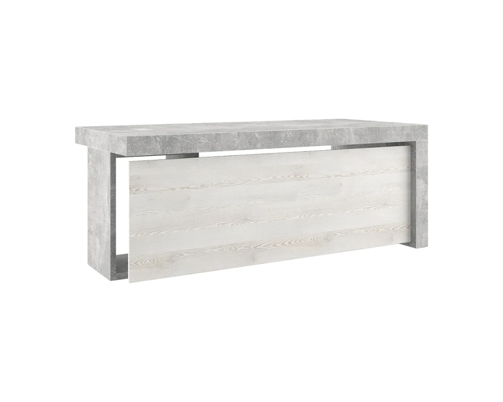 Стол письменный Бетон / B-tone Сосна/Бетон светлый