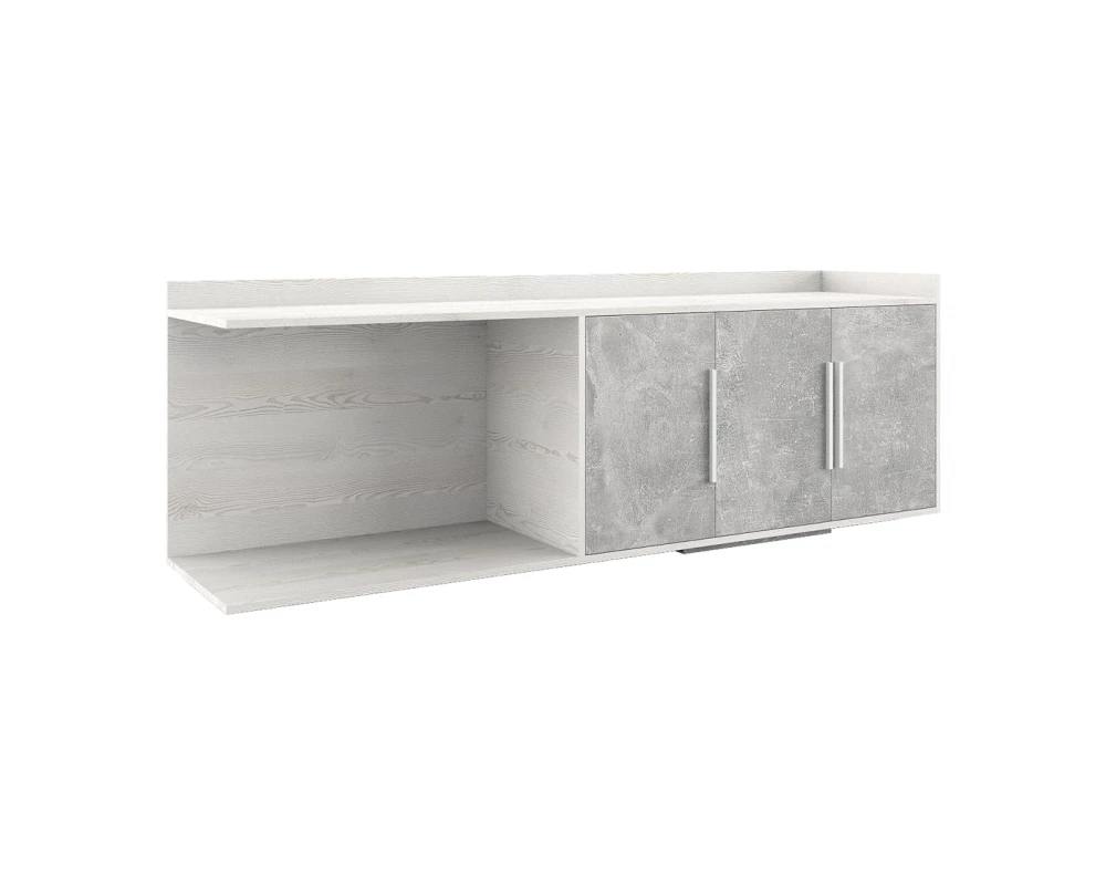 Тумба большая B-tone Сосна/Бетон светлый