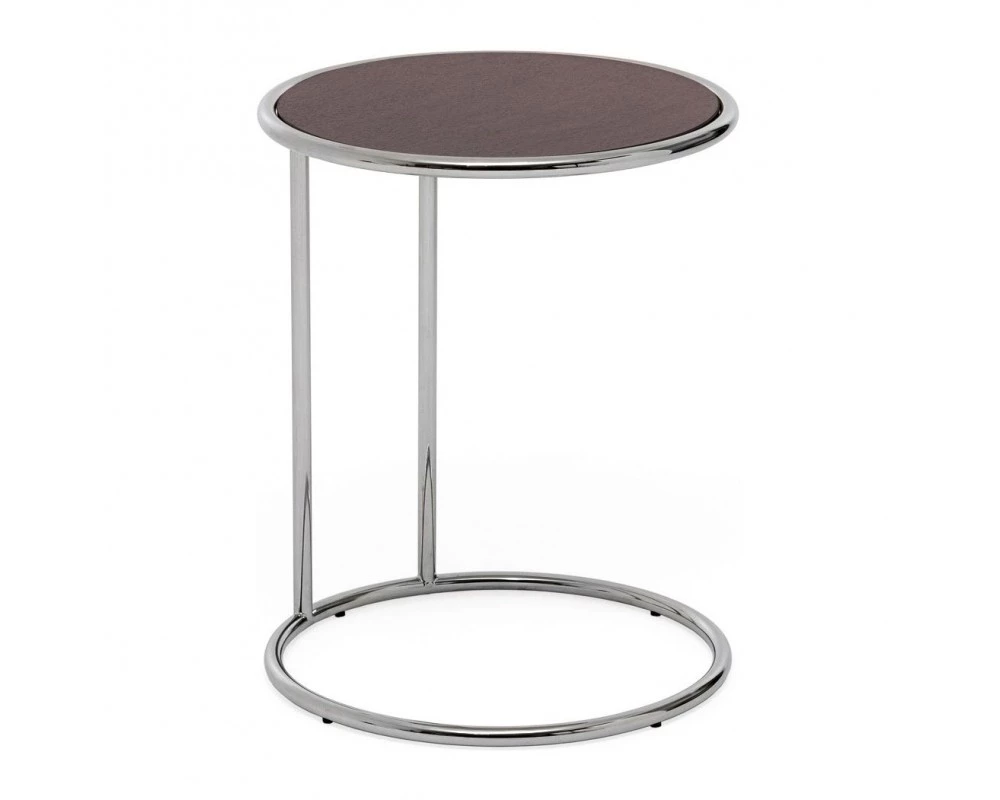 Стол кофейный 48x61 Capella Дуб темный/Хром