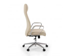 Кресло LINE/A Натуральная кожа, Бежевый images