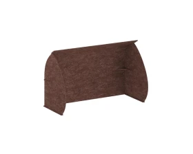 Кабина настольная скругленная на стол VE.KB2-138.8 1380x800x1000 Акустикс / AcustiX images