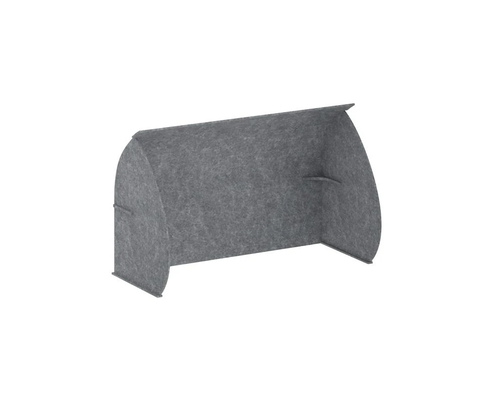 Кабина настольная скругленная на стол VE.KB2-1580.7 1580x700x1000 Акустикс / AcustiX