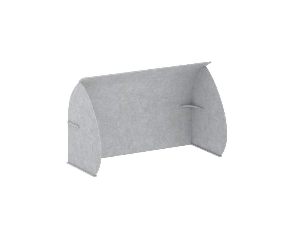 Кабина настольная скругленная на стол VE.KB2-1580.8 1580x800x1000 Акустикс / AcustiX