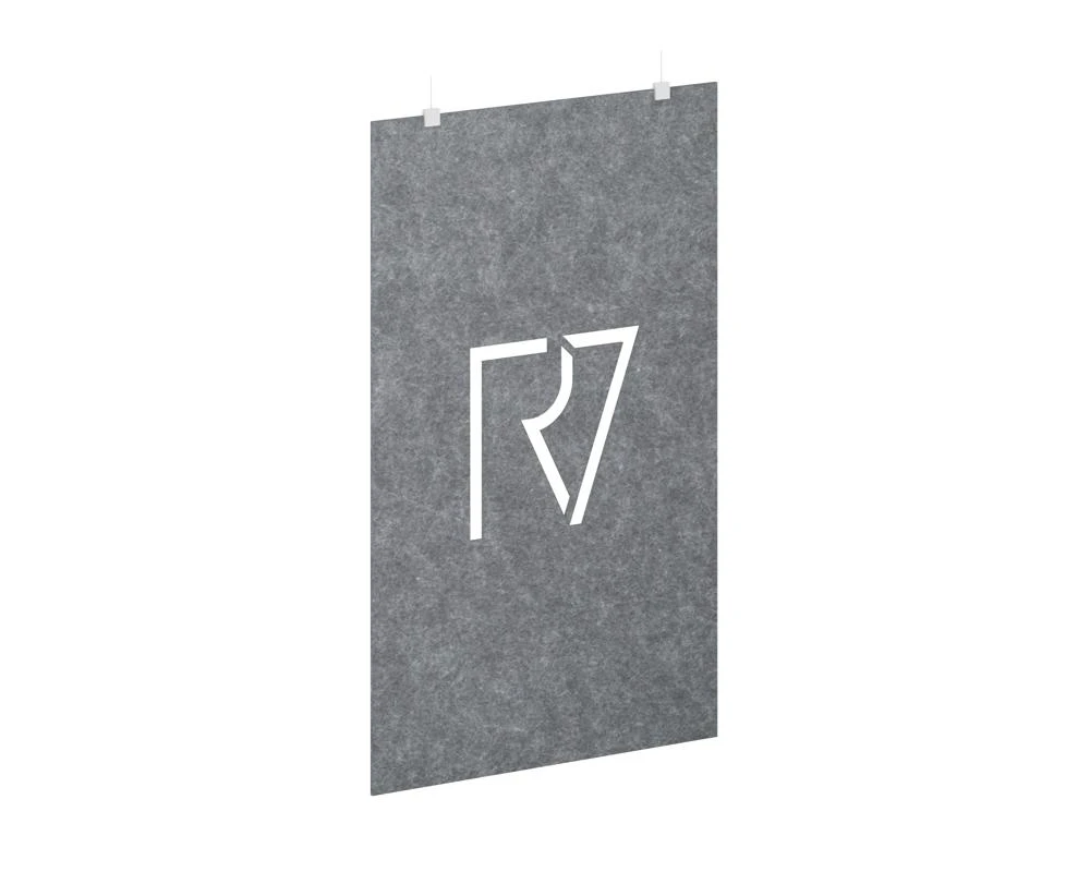 Подвесная пергородка с фигурными вырезами VE.PPRF-120.23 1200x12x2380 Акустикс / AcustiX