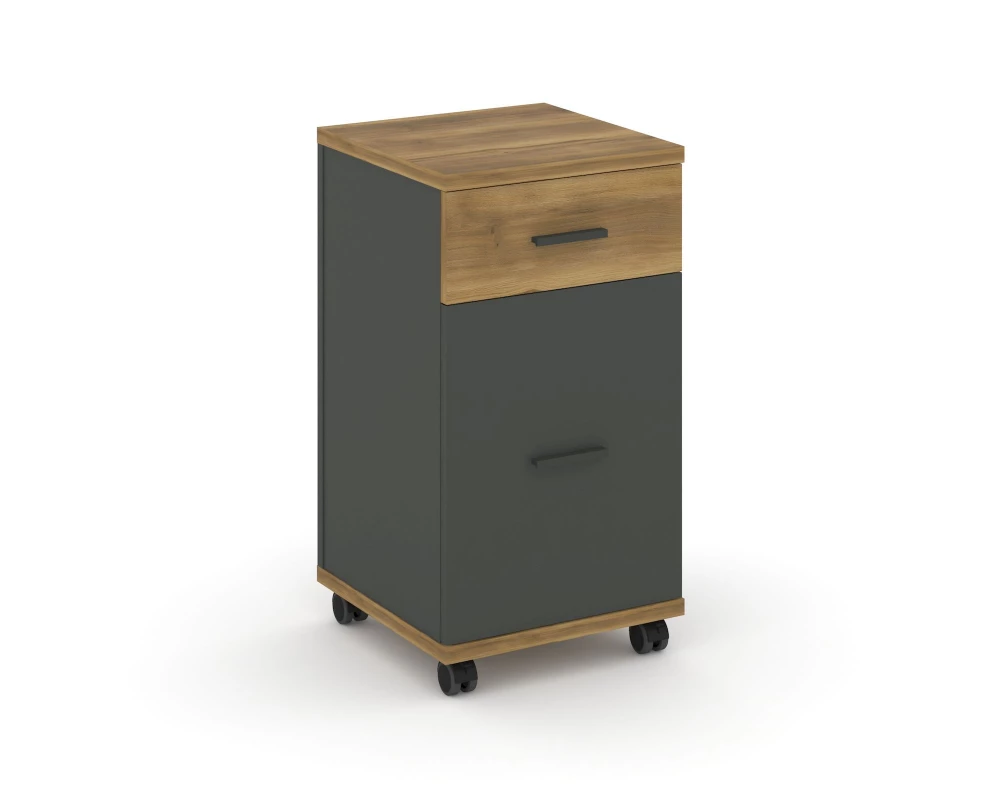 Тумба мобильная 1 ящ. 1 распаш. фасад CN.TUM-011 A 420x420x782 Concept