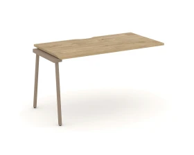 Наборный элемент рабочей станциии с вырезом на плоскоовальной трубе 138x73x75 Эстетика / Estetica images