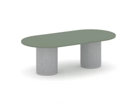 Стол переговорный овальный PR.C.SPRG-007.D 2400х1200х750 Felto images