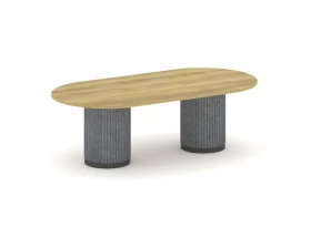 Стол переговорный овальный PR.C.SPRG-007.D 2400х1200х750 Felto images