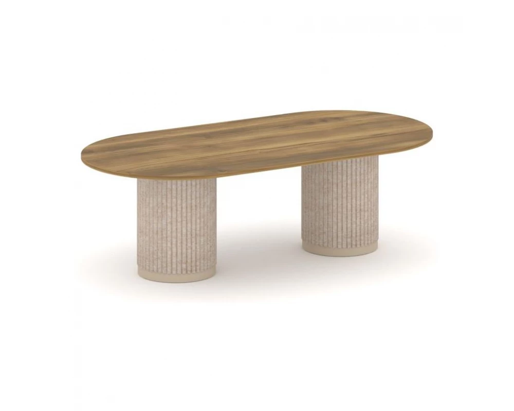 Стол переговорный овальный PR.C.SPRG-007.D 2400х1200х750 Felto