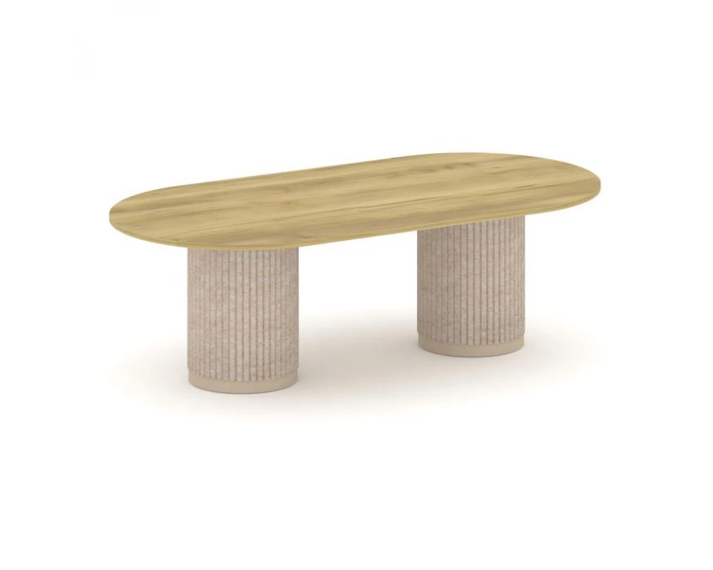 Стол переговорный овальный PR.C.SPRG-007.D 2400х1200х750 Felto