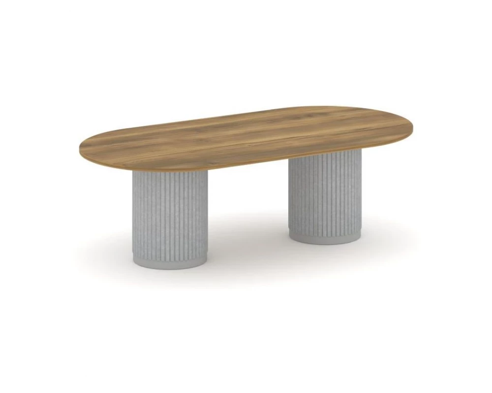 Стол переговорный овальный PR.C.SPRG-007.D 2400х1200х750 Felto