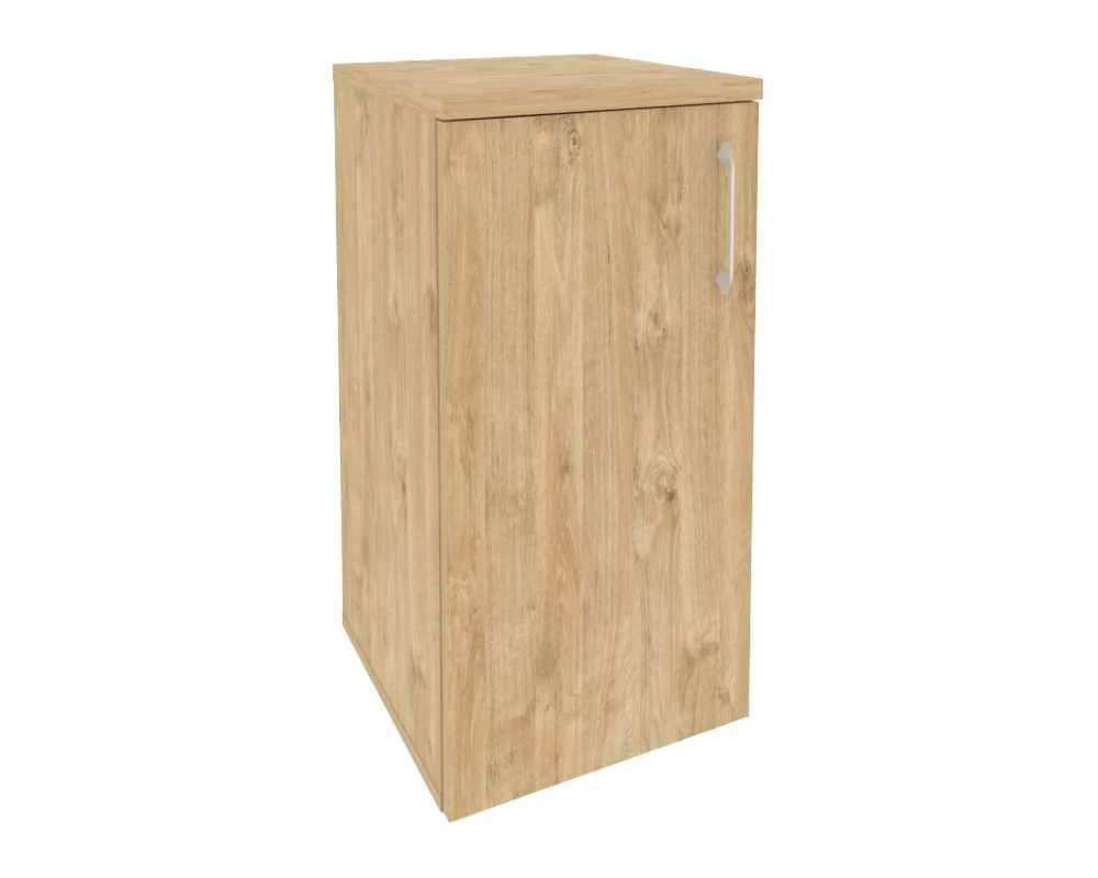 Шкаф низкий узкий левый (1 низкий фасад ЛДСП) 400x420x823 Оникс / Onix