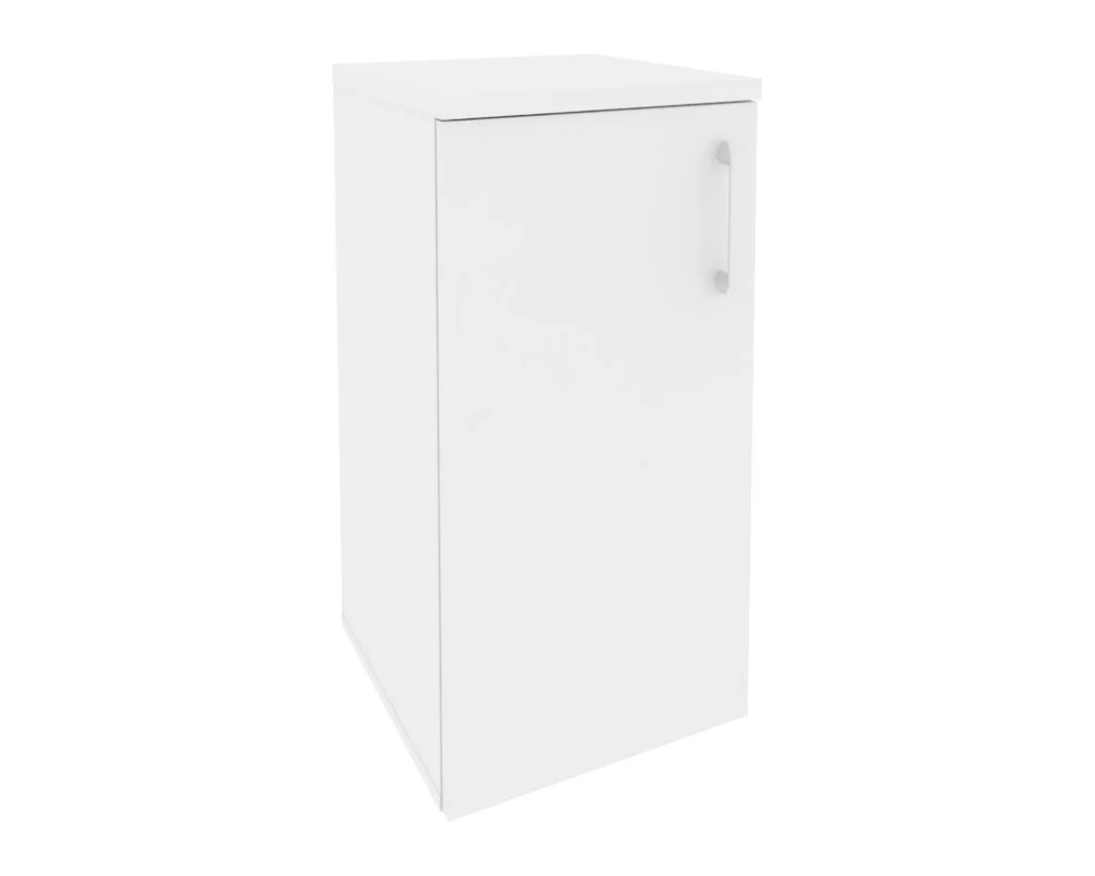 Шкаф низкий узкий левый (1 низкий фасад ЛДСП) 400x420x823 Оникс / Onix