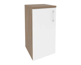 Шкаф низкий узкий левый (1 низкий фасад ЛДСП) 400x420x823 Оникс / Onix images