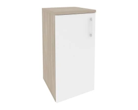 Шкаф низкий узкий левый (1 низкий фасад ЛДСП) 400x420x823 Оникс / Onix images