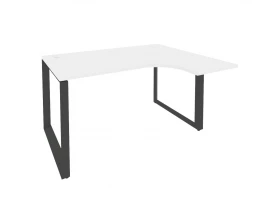 Стол эргономичный правый на О-образном м/к 1380x1180x750 (800/460) Onix images