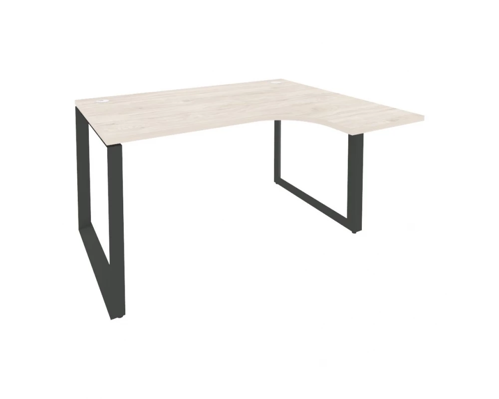 Стол эргономичный правый на О-образном м/к 1380x1180x750 (800/460) Onix