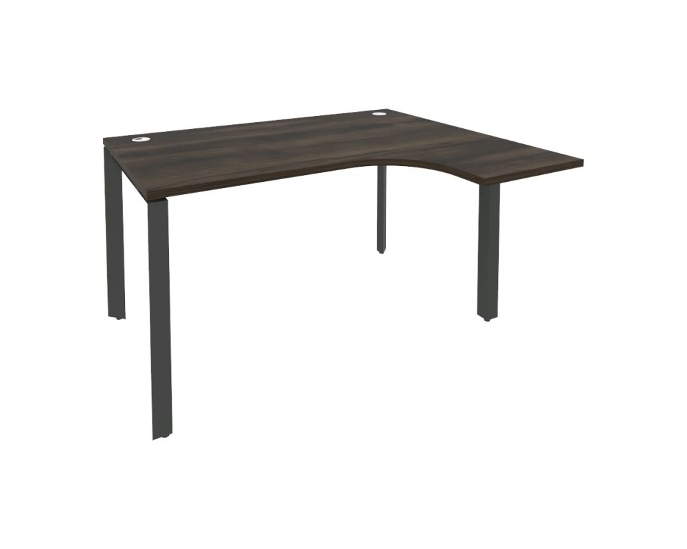 Стол эргономичный правый на П-образном м/к 1380x1180x750 (800/460) Onix