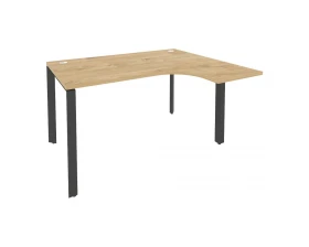 Стол эргономичный правый на П-образном м/к 1380x1180x750 (800/460) Onix images