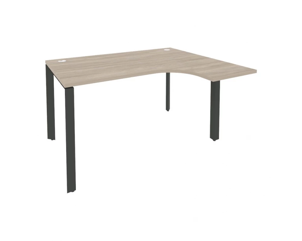 Стол эргономичный правый на П-образном м/к 1380x1180x750 (800/460) Onix