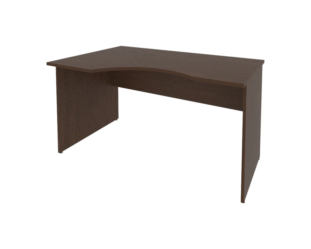 Офисный стол криволинейный левый 1400x900x755 Рива / Riva