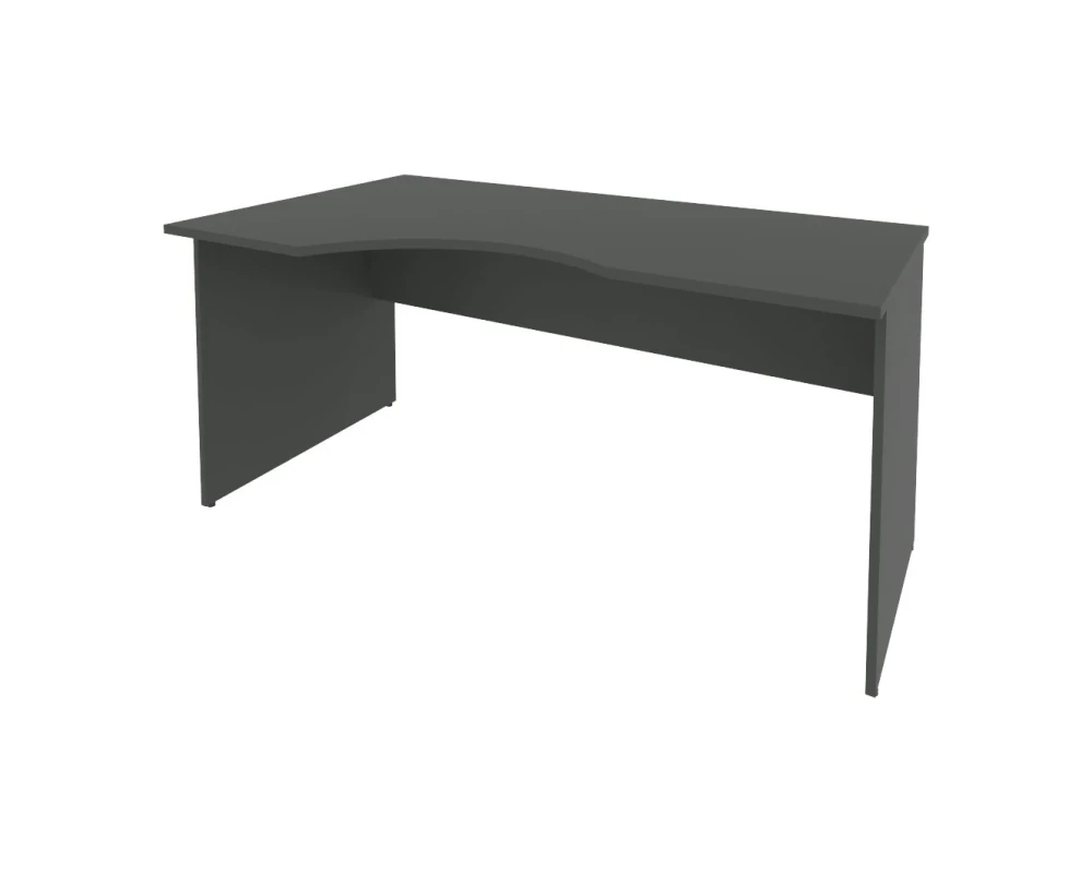 Офисный стол криволинейный левый 1600x900x755 Рива / Riva
