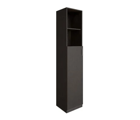 Офисный шкаф высокий узкий левый 1 средняя дверь ЛДСП Нова С / Nova S