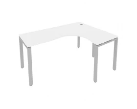 Стол криволинейный правый на П-образном м/к 160x120x75 Metal System images