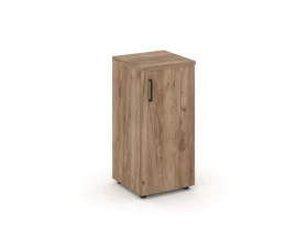 Шкаф низкий узкий правый закрытый 400x400x833 зад. стенка HDF Стайл Проджект / Style Project images