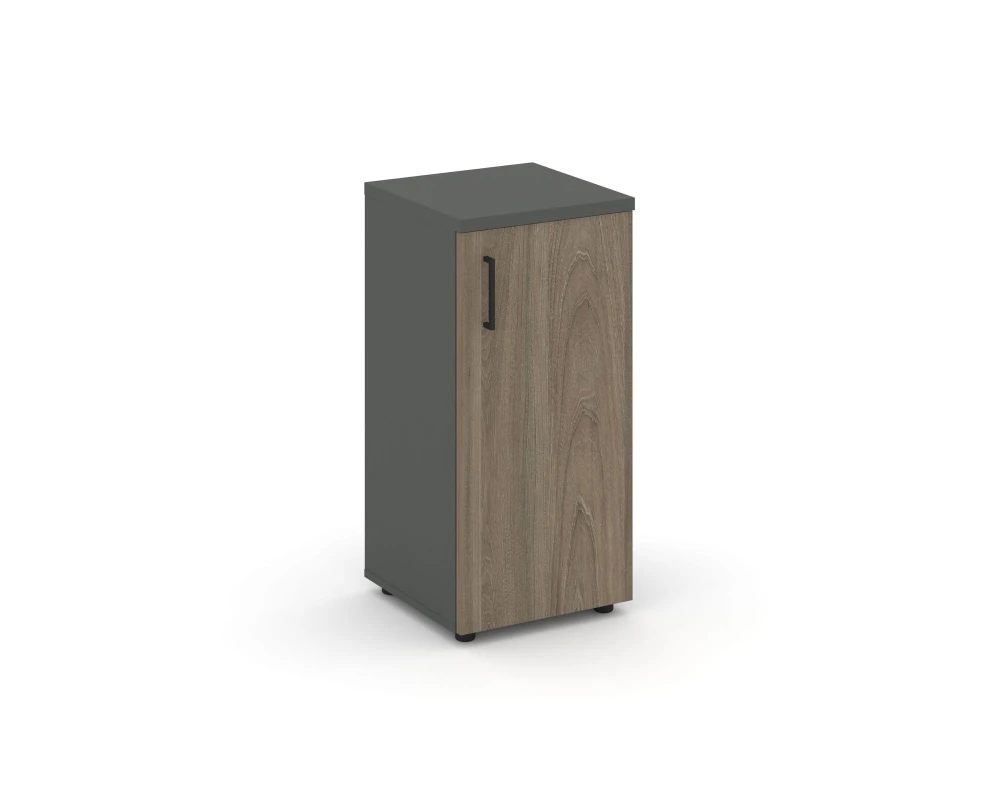 Шкаф низкий узкий правый закрытый 400x400x833 зад. стенка HDF Стайл Проджект / Style Project