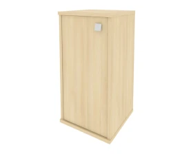 Шкаф низкий узкий 1 низкая дверь ЛДСП левый 412x410x828 Стайл Систем / Style System images