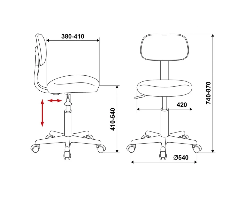 Кресло Бюрократ CH-1201NX