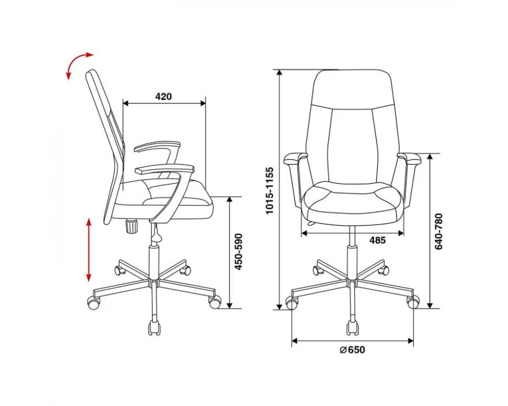 Кресло Бюрократ CH-605