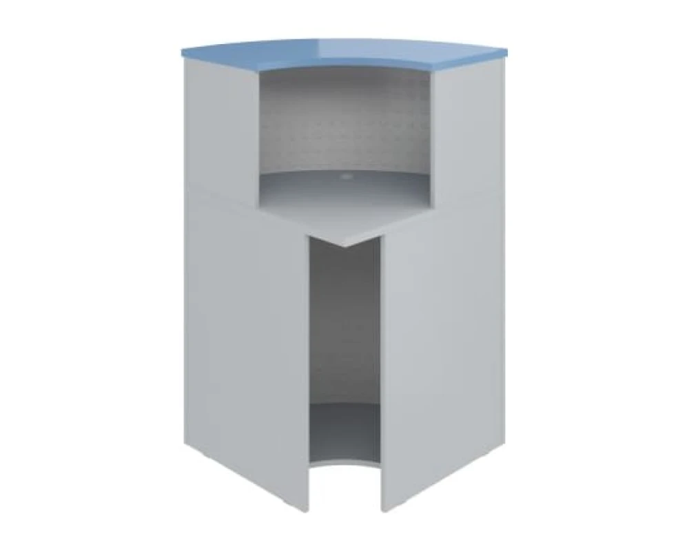 Ресепшен Э-27.4 Эдем (угол - металл. пластик)