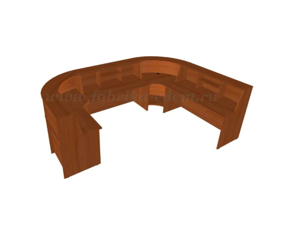 Стойка ресепшен П-образная Эдем