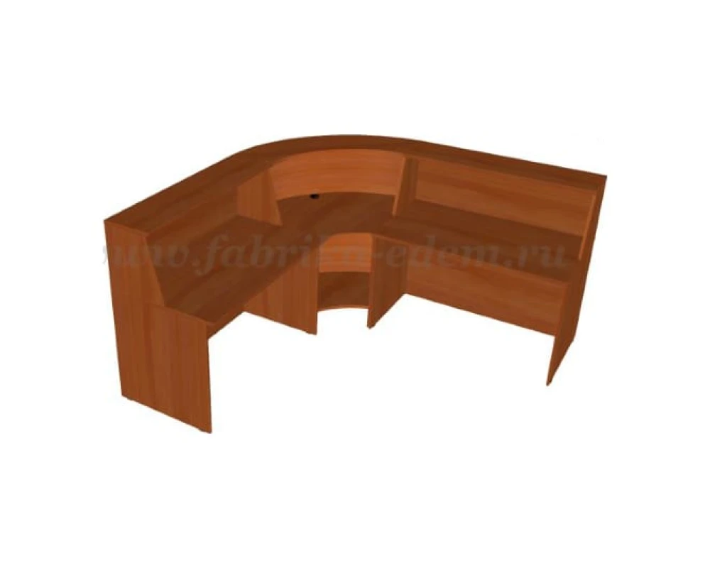 Стойка ресепшен угловая 210x210x117 Эдем