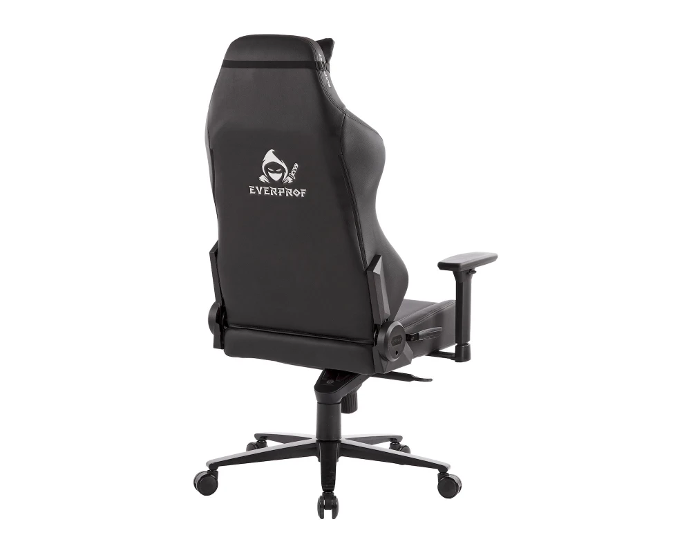 Кресло Everprof Blackshot Экокожа, Черный