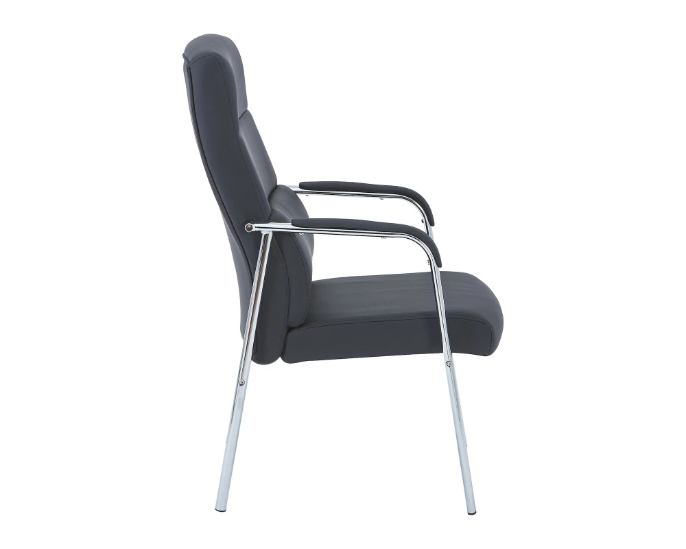 Кресло Everprof City Экокожа, Черный