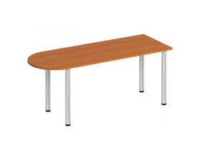 Стол письменный полукруглый на хромированных опорах ФР 2103 Formula images