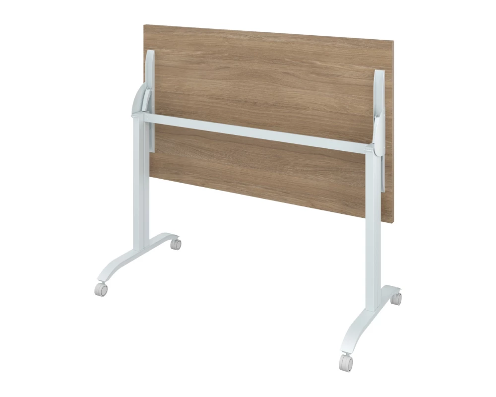Стол на колёсах с откидной столешницей (1200х700х760) Дублин металл