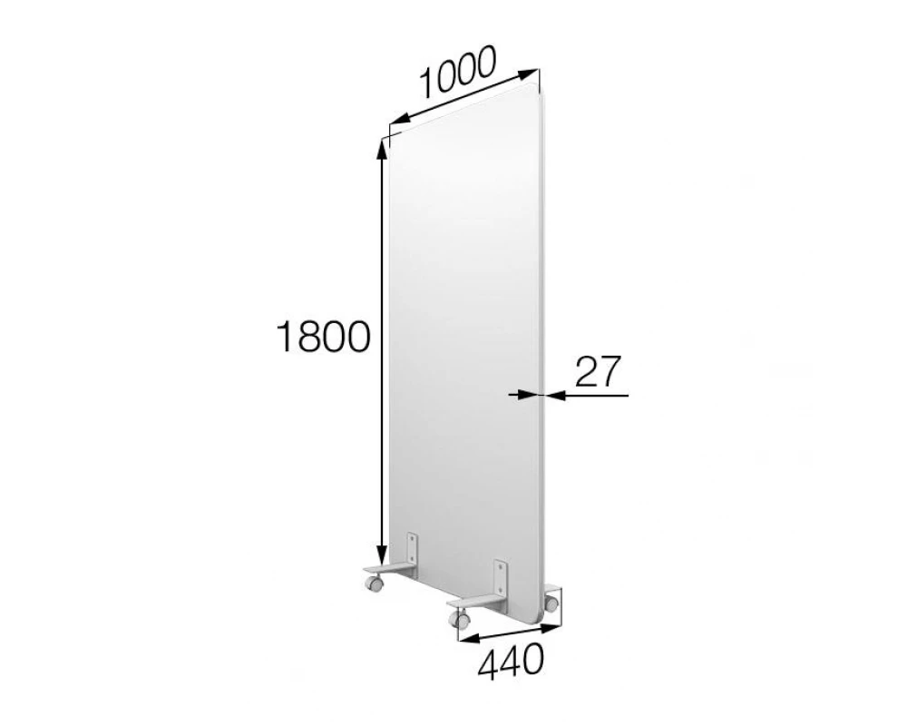 Мобильная прегородка MV-100/180 Муви MVK