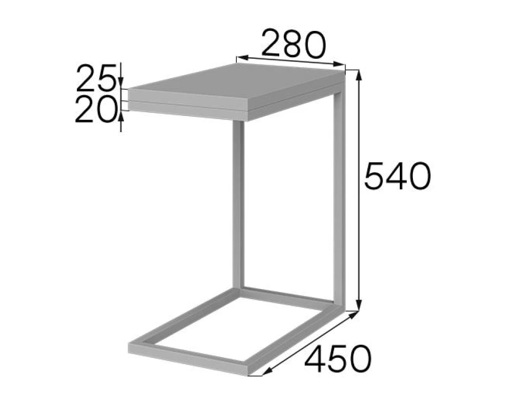 Стол Т1 Т-столики MVK
