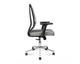 Кресло Norden Tema Сhrome LB Сетка/ Ткань, Серый images