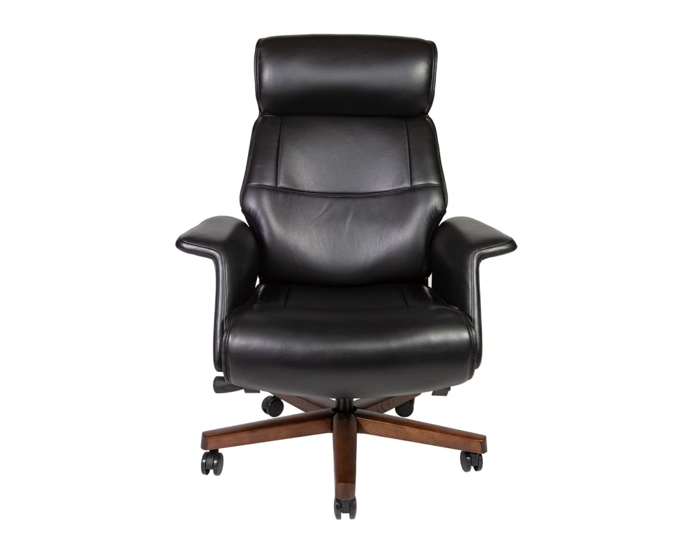 Кресло Norden Вагнер Натуральная кожа, Черный