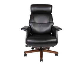 Кресло Norden Вагнер Натуральная кожа, Черный images