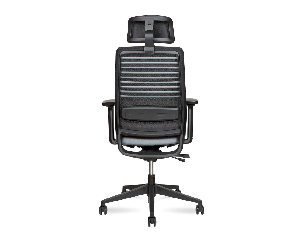 Кресло Norden Case Сетка/Ткань, Черный/Серый