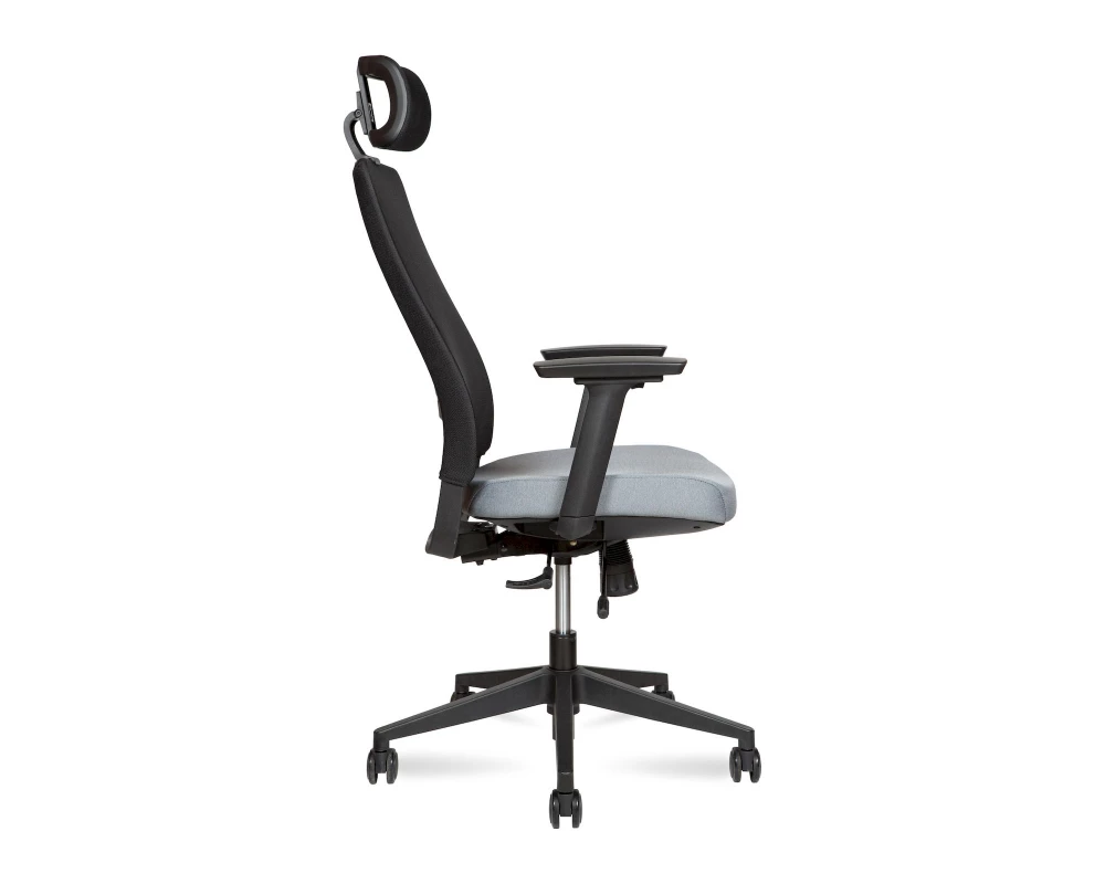 Кресло Norden Case Сетка/Ткань, Черный/Серый